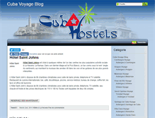 Tablet Screenshot of blogvoyages.cuba-hostels.com
